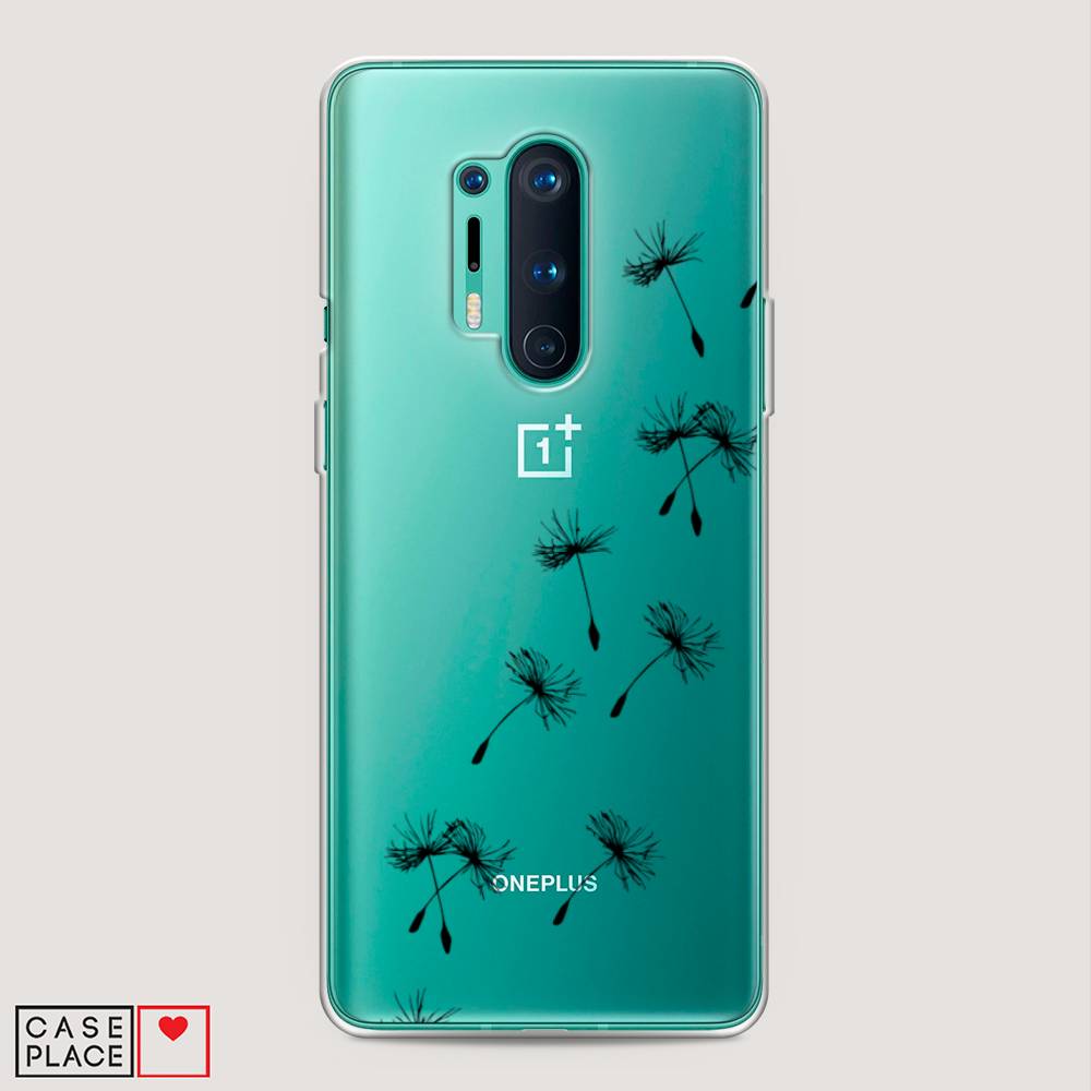 

Чехол Awog на OnePlus 8 Pro / ВанПлас 8 Pro "Летящие одуванчики", Черный, 151050-8