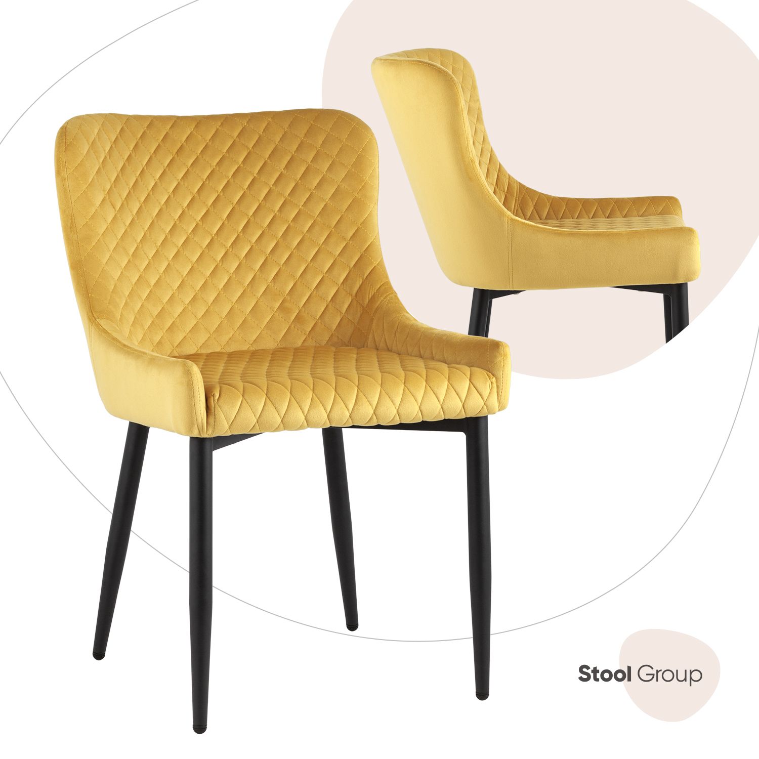 

Стул Stool Group Ститч , оранжевый, Ститч