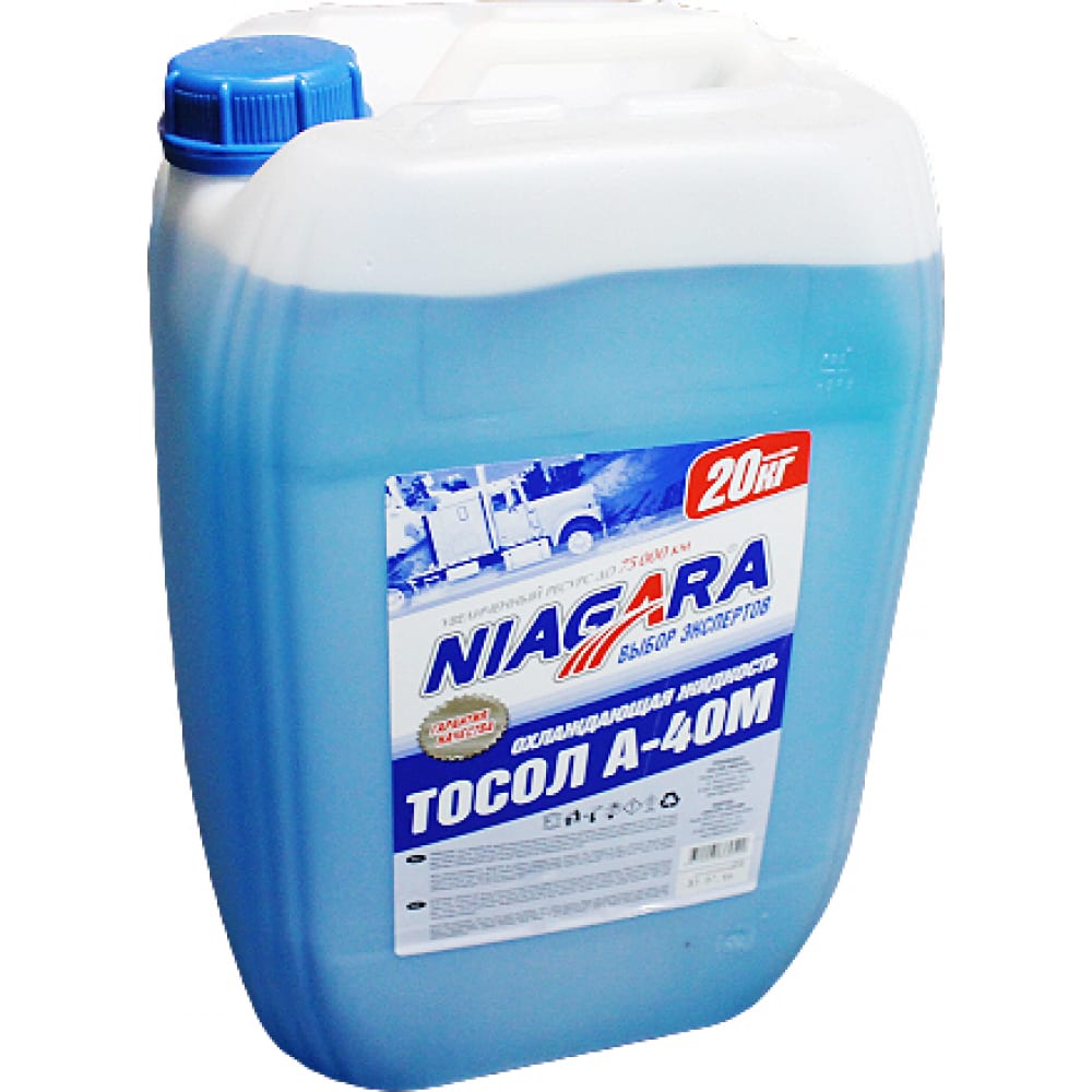 NIAGARA Жидкость охлаждающая Тосол Ниагара А-40М 20 кг 1003000013