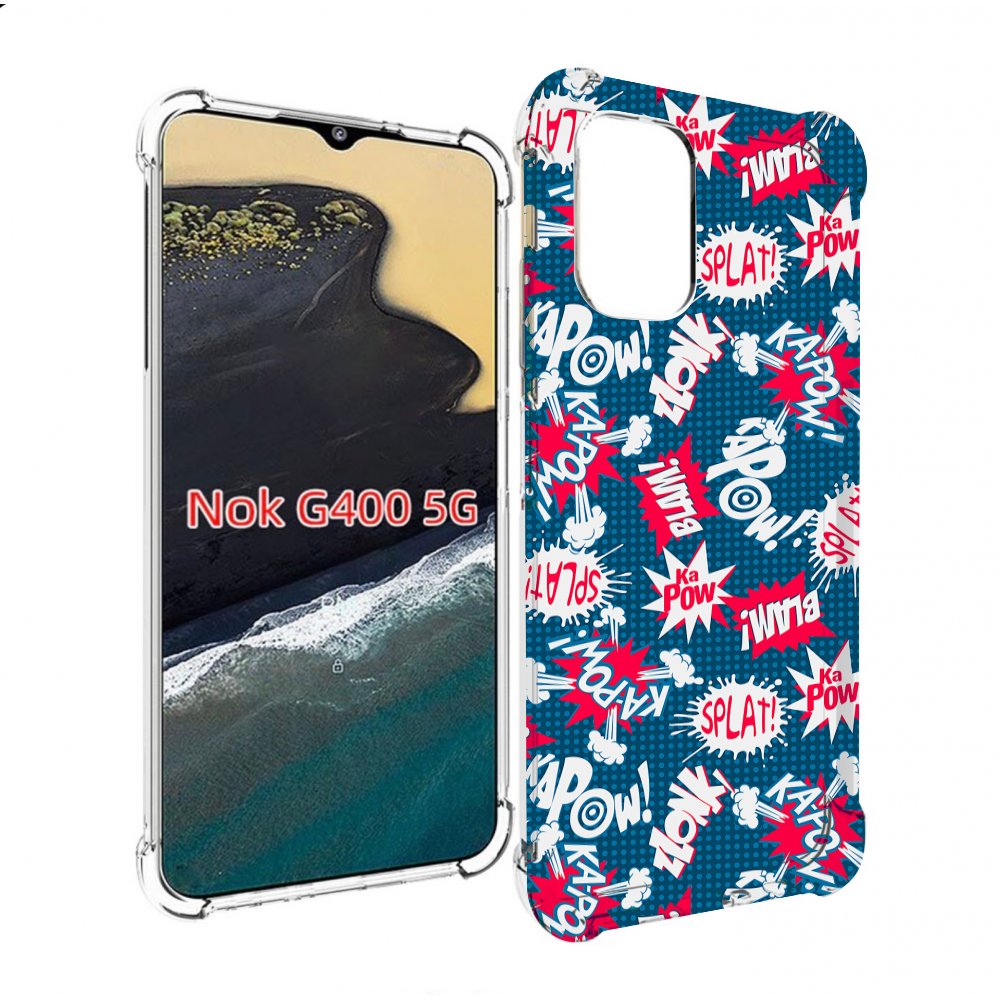 

Чехол MyPads взрывной-принт для Nokia G400 5G, Прозрачный, Tocco