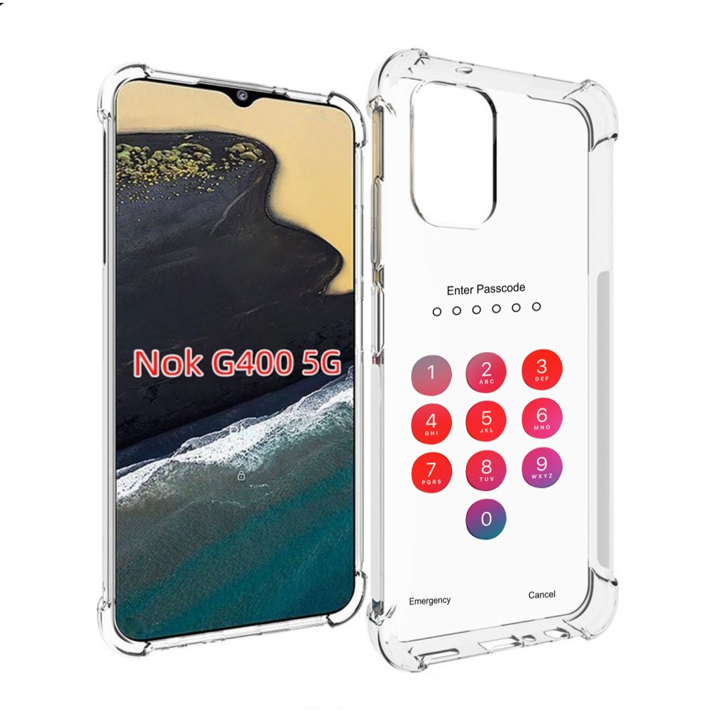 

Чехол MyPads введите-пароль для Nokia G400 5G, Прозрачный, Tocco