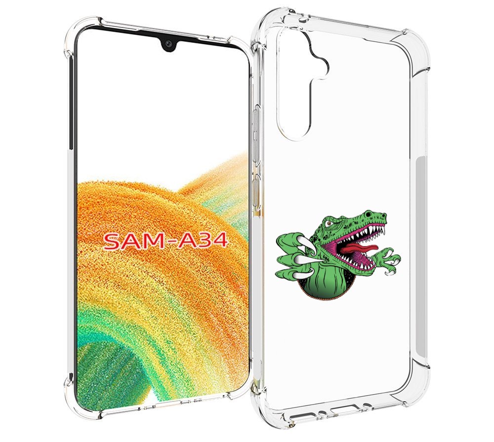 

Чехол MyPads Динозавр для Samsung Galaxy A34, Tocco
