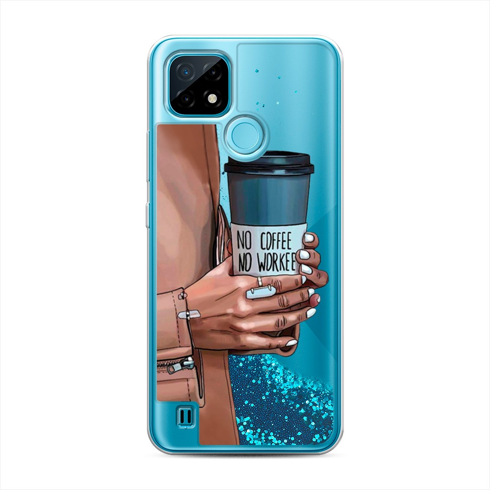 

Чехол Awog на Realme C21 "No coffee", Разноцветный, 254993-1