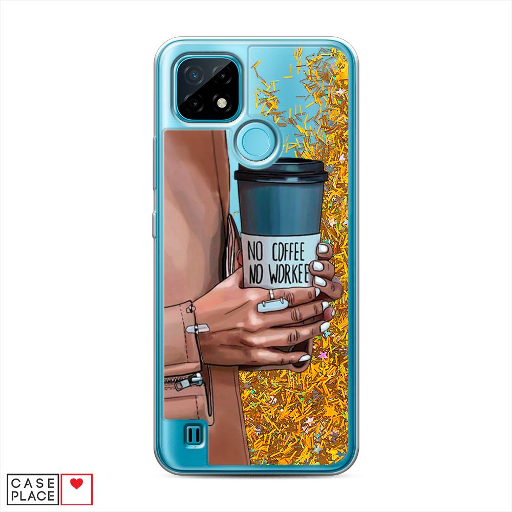 

Чехол Awog на Realme C21 "No coffee", Разноцветный, 254990-1
