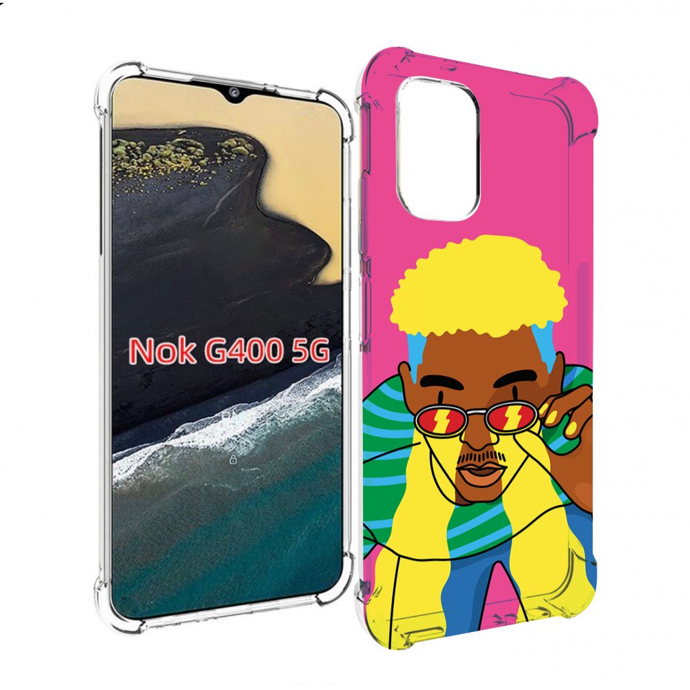 

Чехол MyPads бразилец для Nokia G400 5G, Прозрачный, Tocco