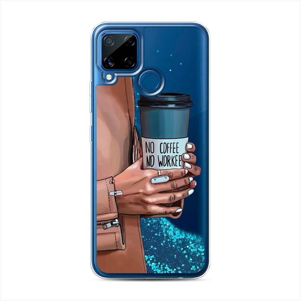 

Чехол Awog на Realme C15 "No coffee", Разноцветный, 255093-1