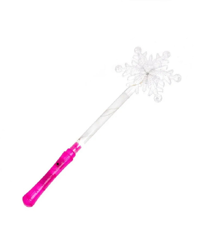Палочка COSY волшебная Снежинка светящаяся, розовый детский карнавальный аксессуар onega волшебная бузинная палочка дамблдора