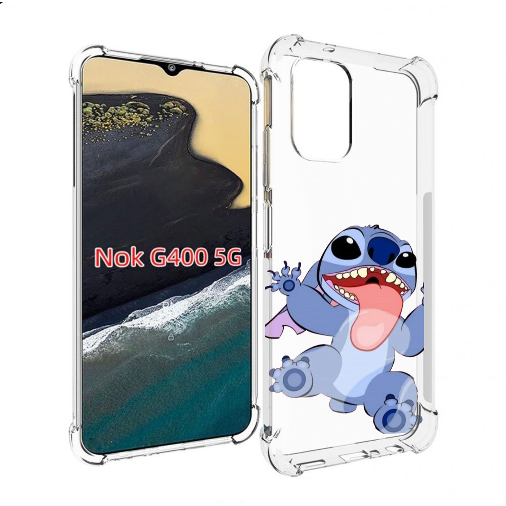 

Чехол MyPads большой-стич для Nokia G400 5G, Прозрачный, Tocco