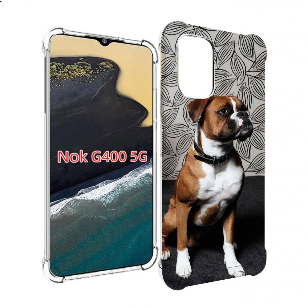 

Чехол MyPads боксер собака для Nokia G400 5G, Прозрачный, Tocco