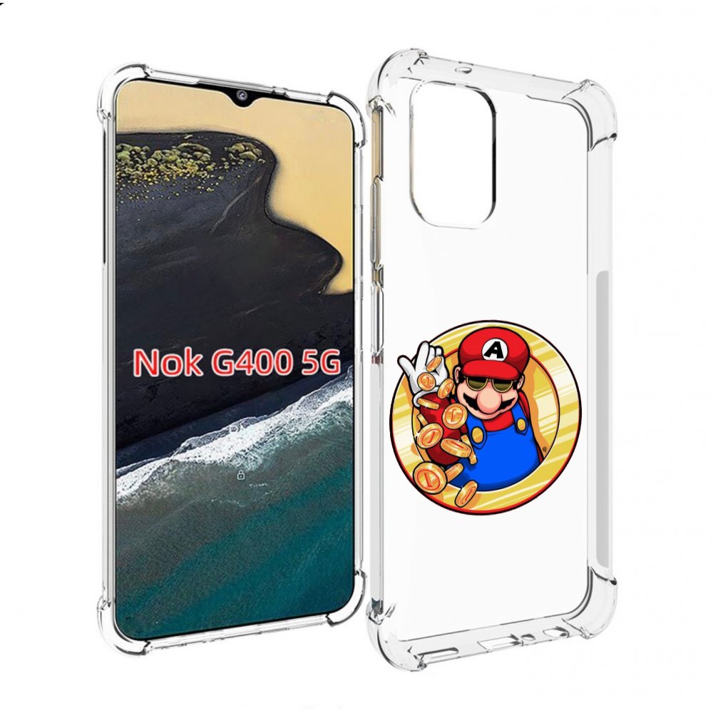 

Чехол MyPads богатый марио для Nokia G400 5G, Прозрачный, Tocco