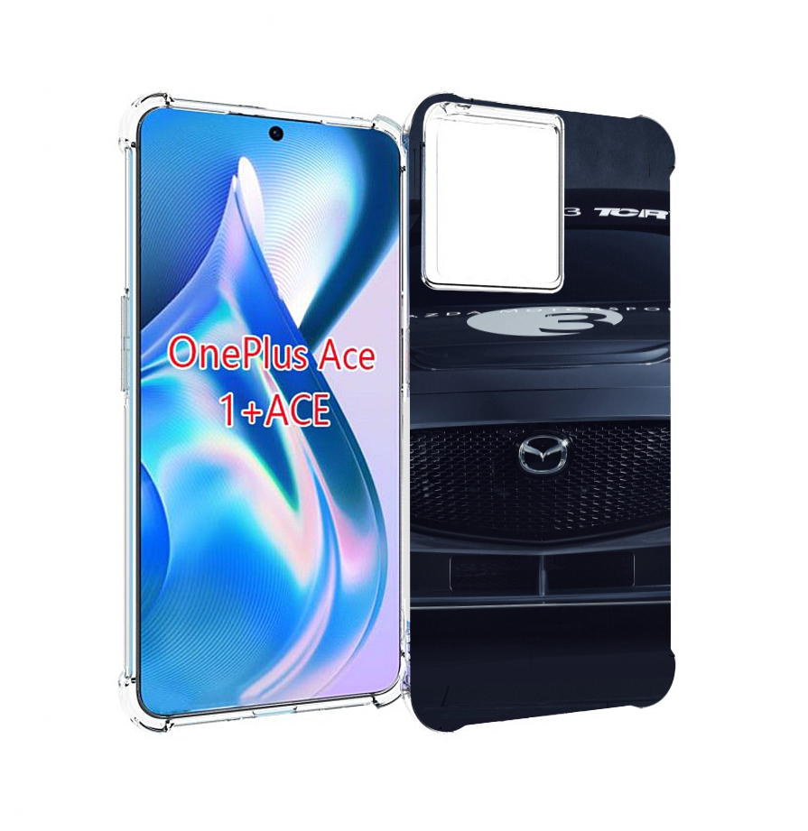 

Чехол MyPads mazda 3 для OnePlus Ace, Прозрачный, Tocco