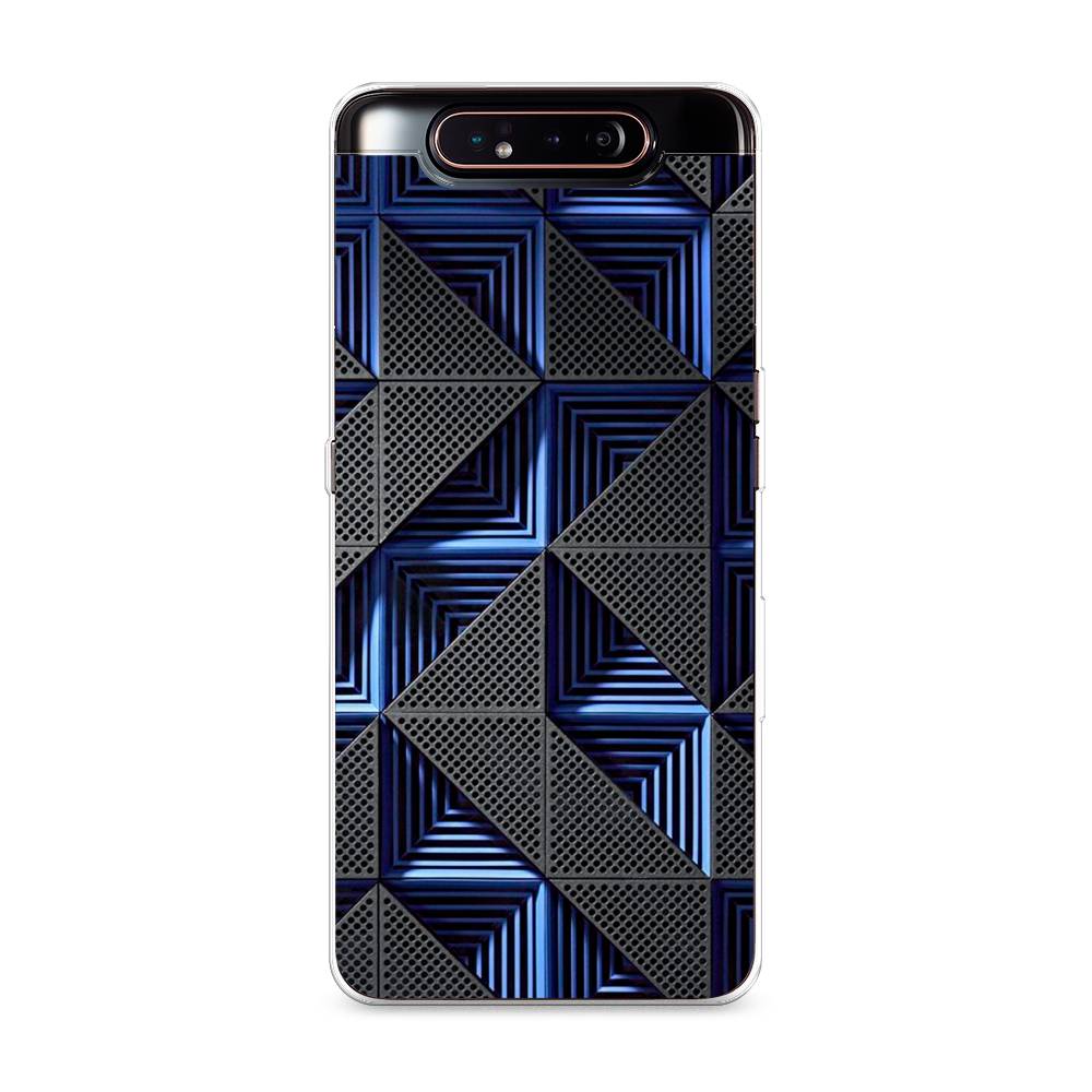 

Чехол на Samsung Galaxy A80 "IBM", Серый;синий, 28350-3