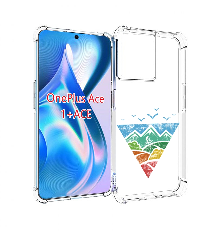 

Чехол MyPads Лес земля море чайки для OnePlus Ace, Прозрачный, Tocco