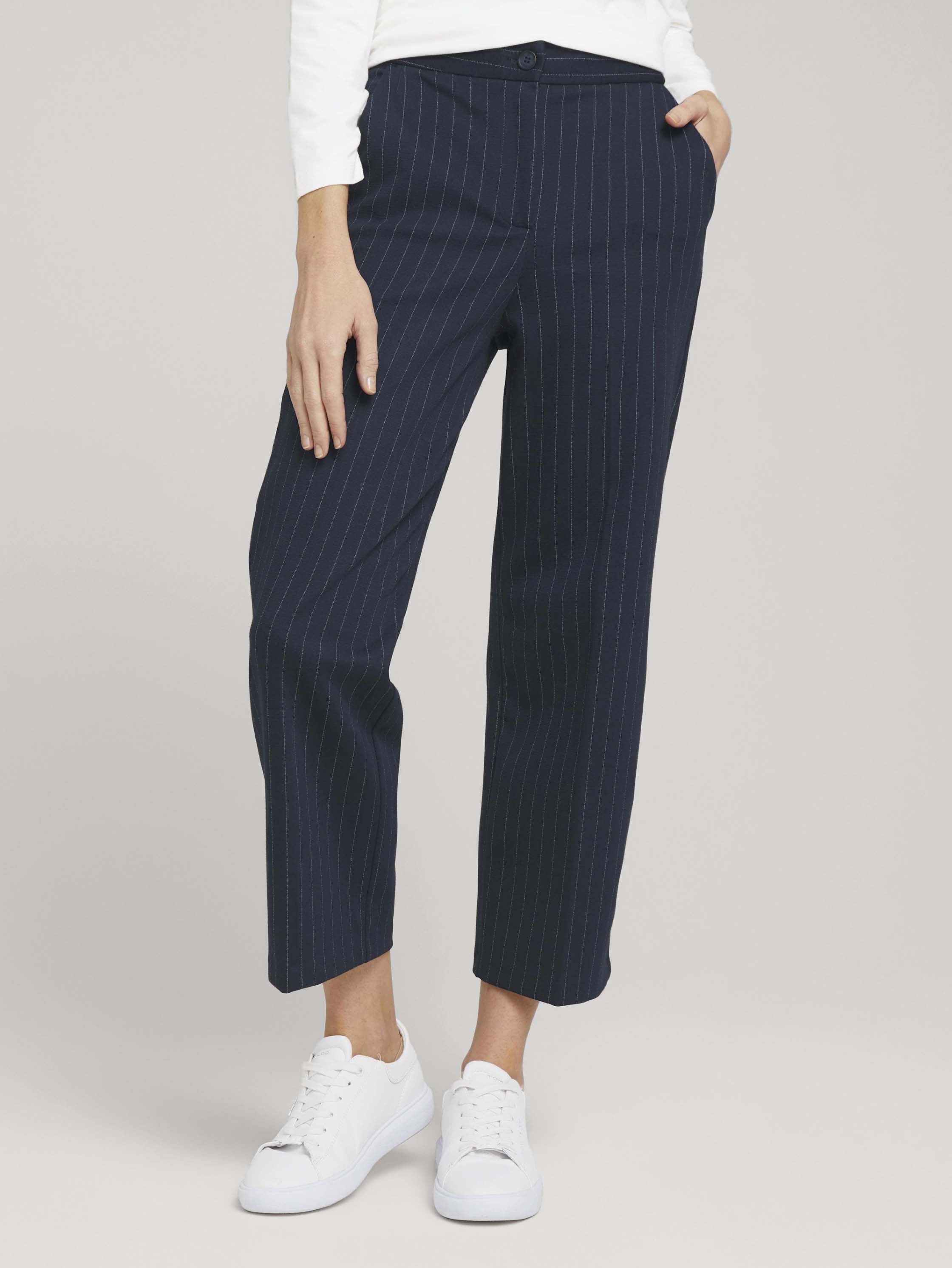 

Брюки женские TOM TAILOR 1024804 синие 44, 1024804