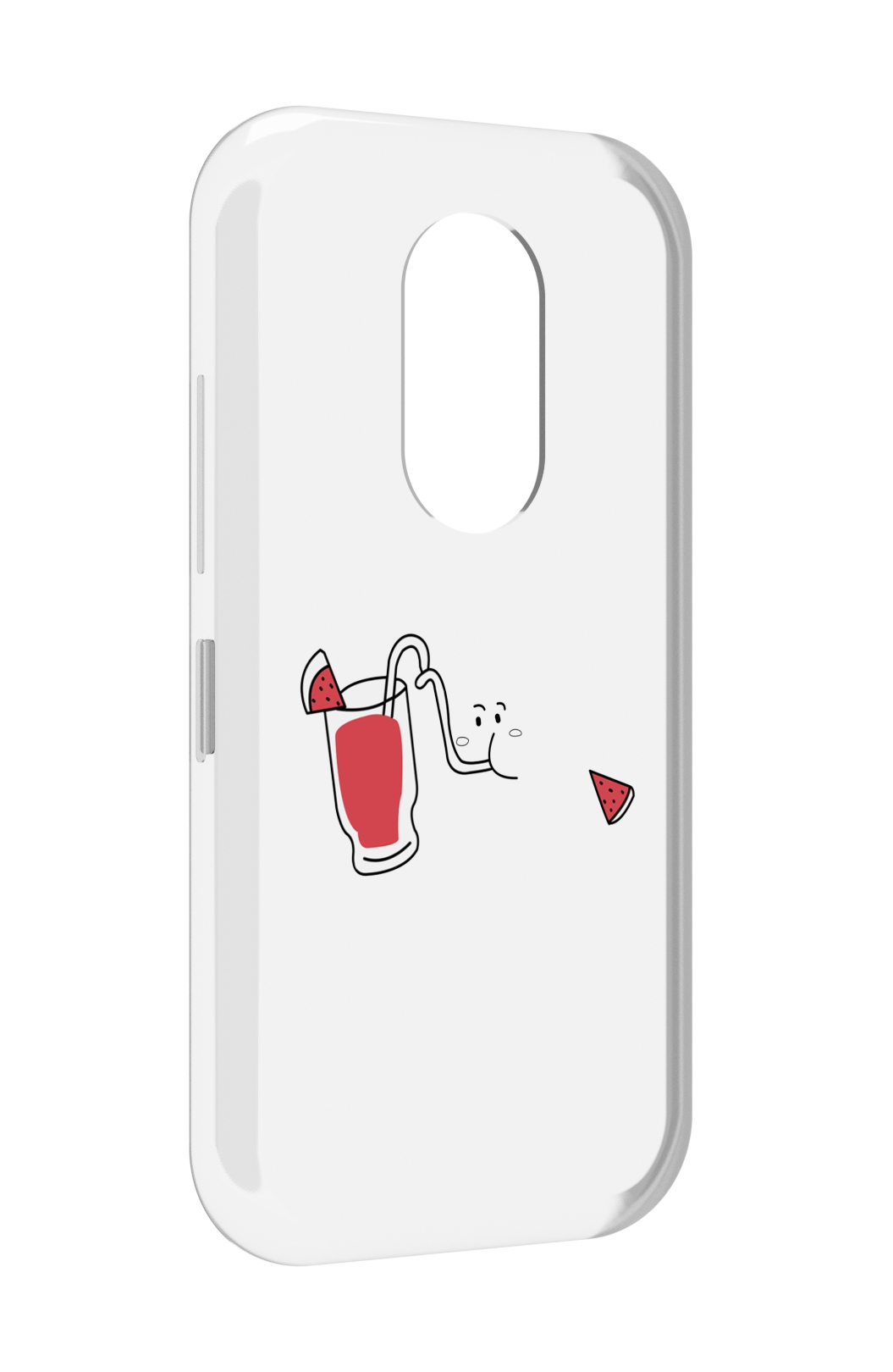 

Чехол MyPads арбузный-напиток для Doogee S61 / S61 Pro, Прозрачный, Tocco