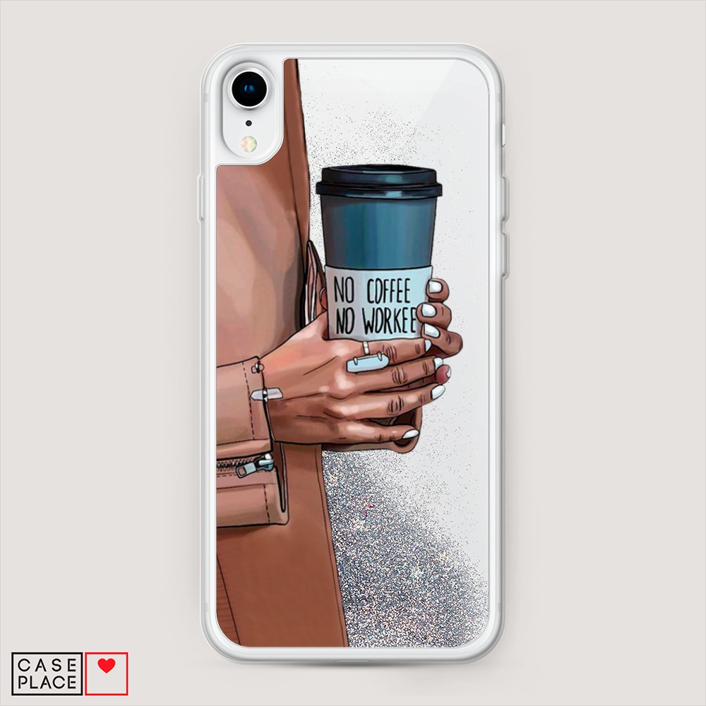 

Чехол Awog на Apple iPhone XR (10R) / Айфон XR (10R) "No coffee", Разноцветный, 12091-1