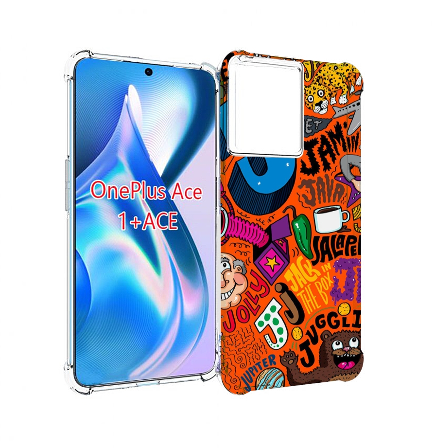 

Чехол MyPads funky-decor для OnePlus Ace, Прозрачный, Tocco