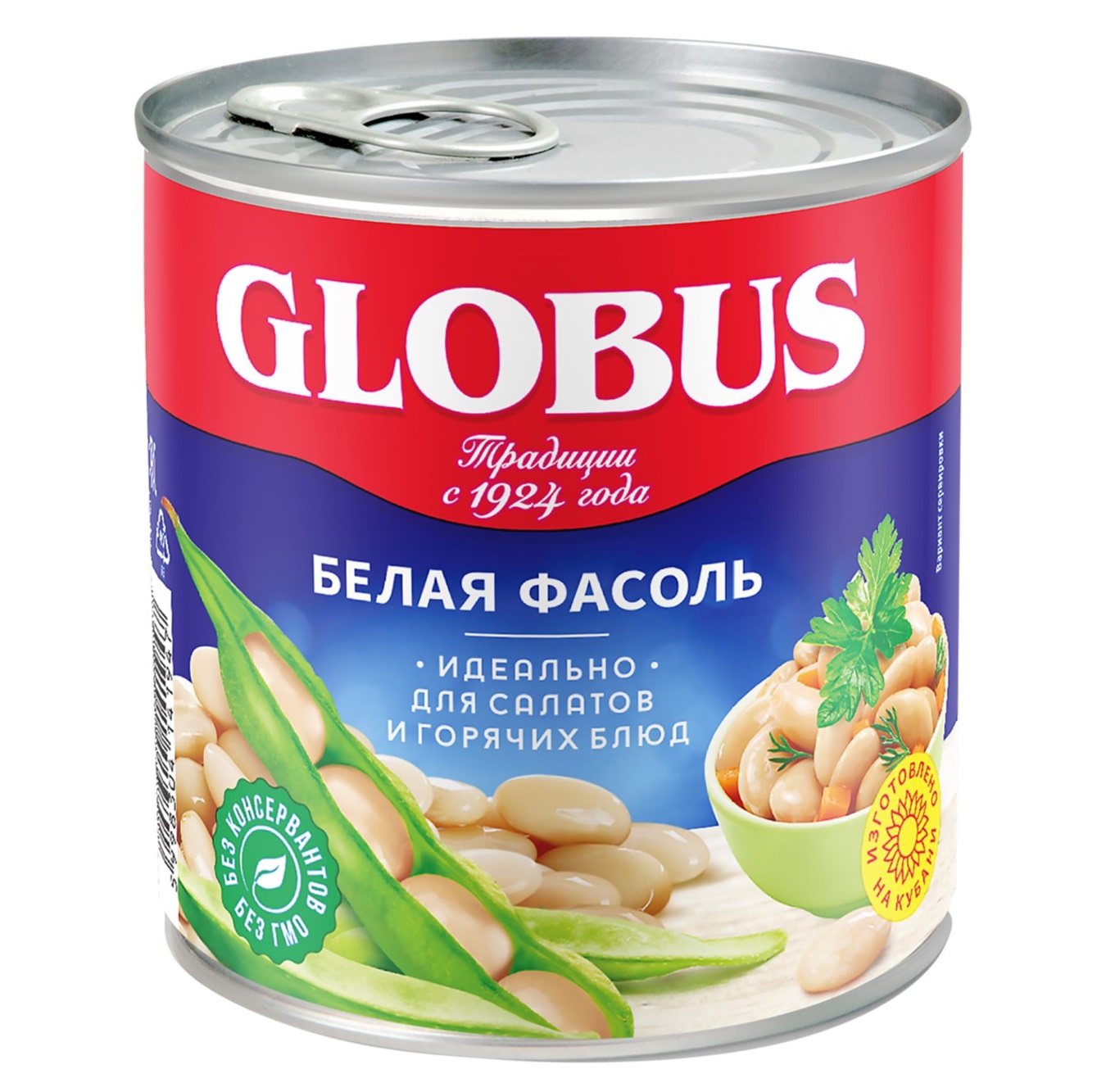 

Фасоль Globus белая, натуральная, 12x425 мл