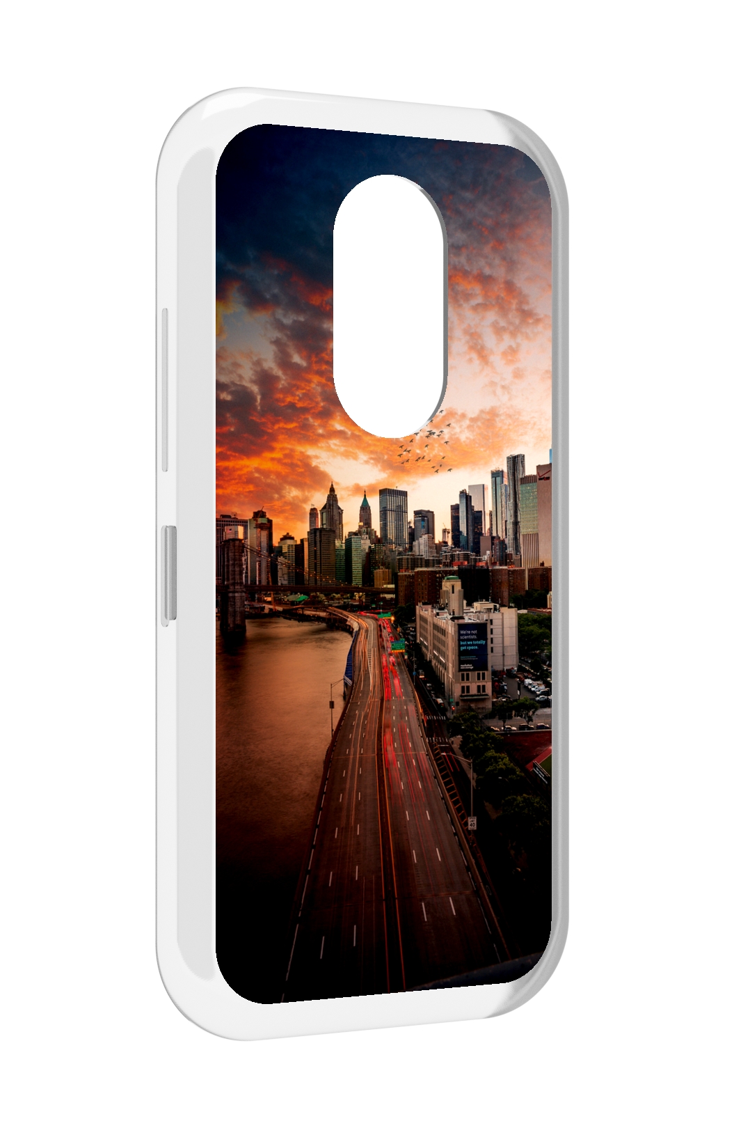 

Чехол MyPads американский город фото для Doogee S61 / S61 Pro, Прозрачный, Tocco