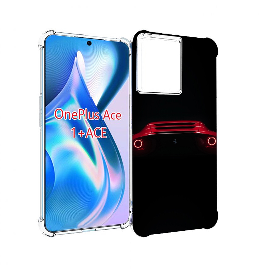 

Чехол MyPads ferrari 1 для OnePlus Ace, Прозрачный, Tocco