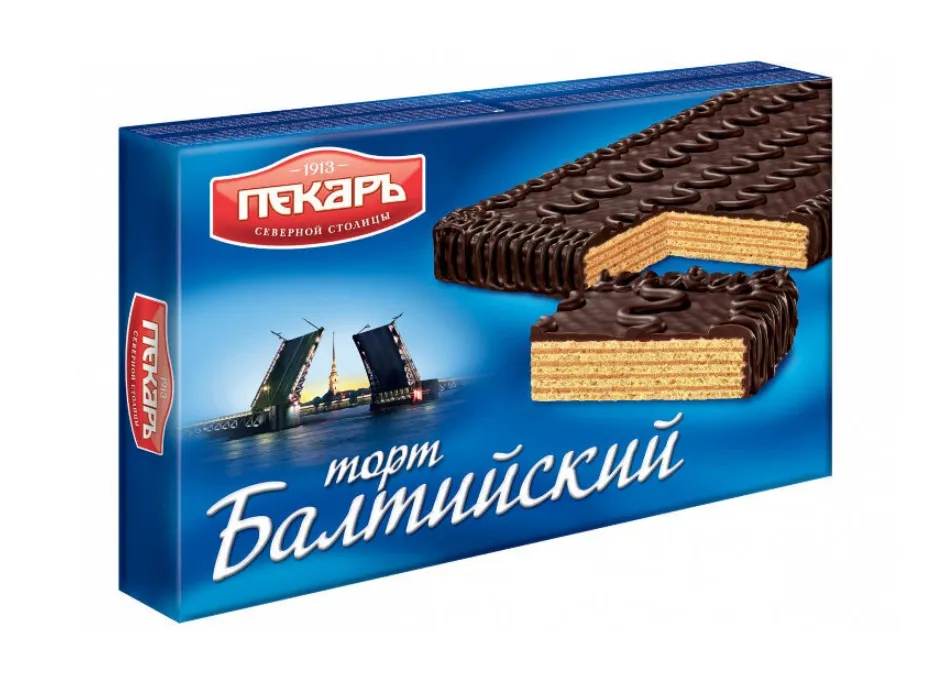 

Торт Пекарь Балтийский вафельный, 12x320 г