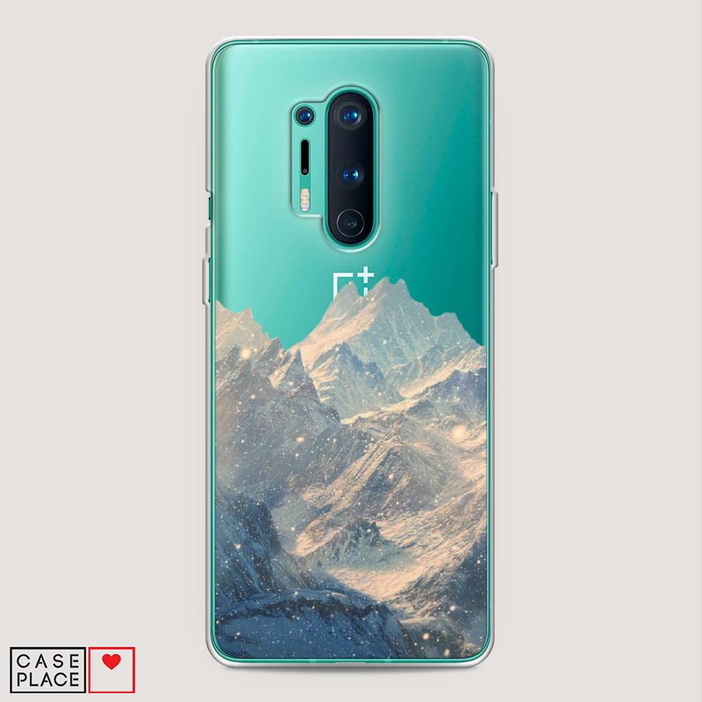 

Чехол Awog на OnePlus 8 Pro / ВанПлас 8 Pro "Горы арт 2", Серый, 151050-10