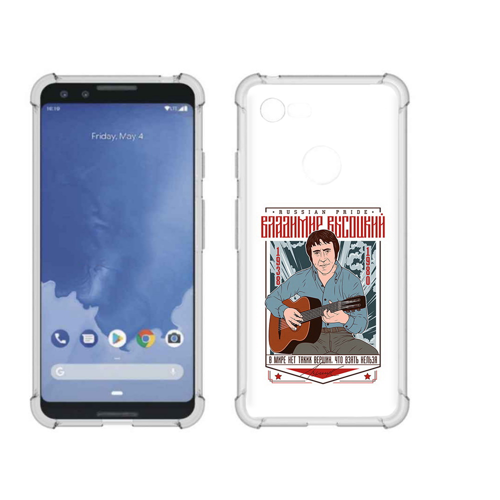 

Чехол MyPads Tocco для Google Pixel 3 Владимир Высоцкий, Прозрачный, Tocco