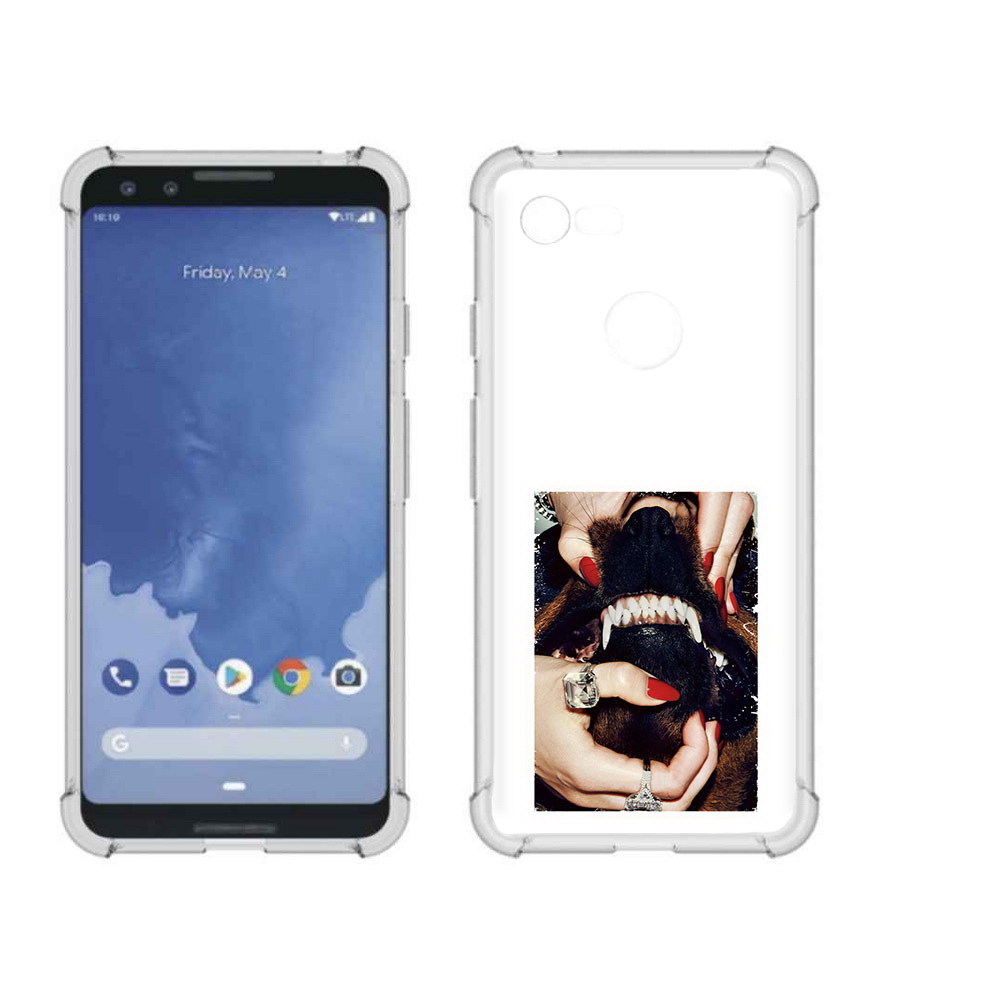 

Чехол MyPads Tocco для Google Pixel 3 маникюр, Прозрачный, Tocco