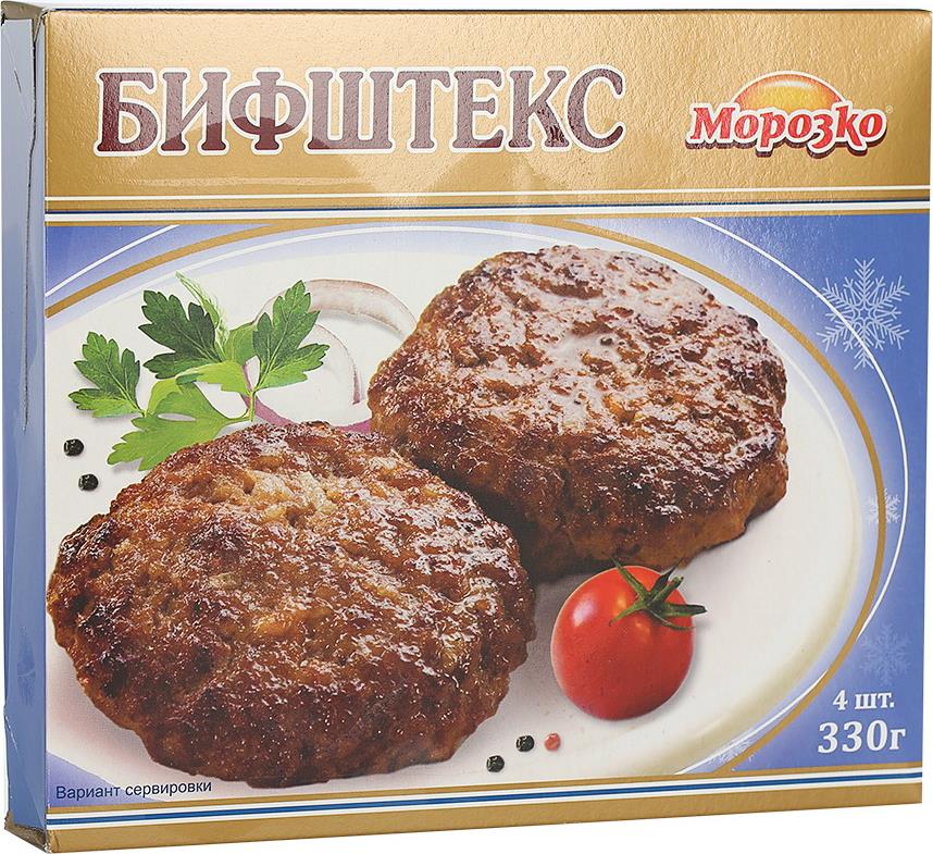 

Бифштекс из говядины Морозко замороженный 330 г