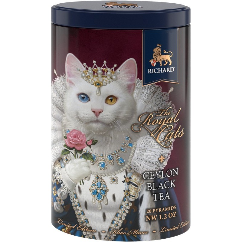 

Чай черный Richard "Royal Cats Khao Manee", 20 пирамидок