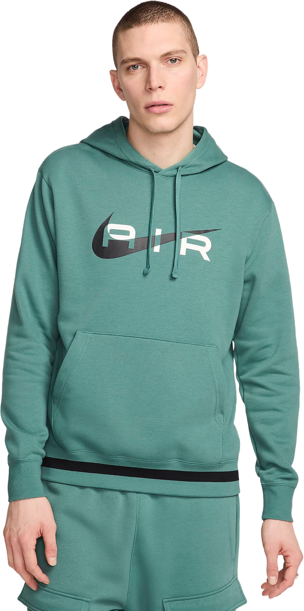 

Худи мужское Nike Nsw Sw Air Po Flc Bb зеленое L, Зеленый, Nsw Sw Air Po Flc Bb