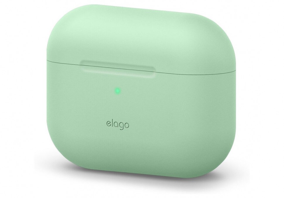 фото Силиконовый чехол elago silicone case для airpods pro, зеленый пастельный