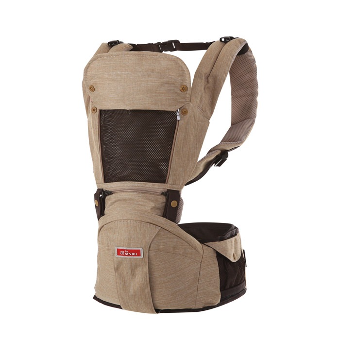фото Хипсит-рюкзак sinbii premium hipseat s-fit set s505/бежевый