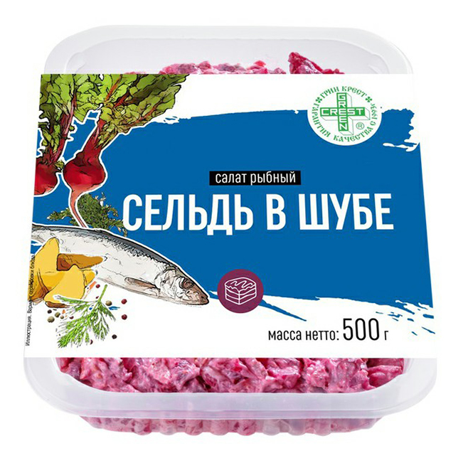 

Салат Green Crest Сельдь в шубе 500 г