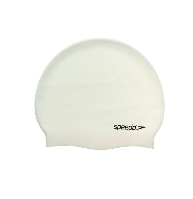 

Шапочка для плавания Speedo Plain Flat Silicon Cap белый