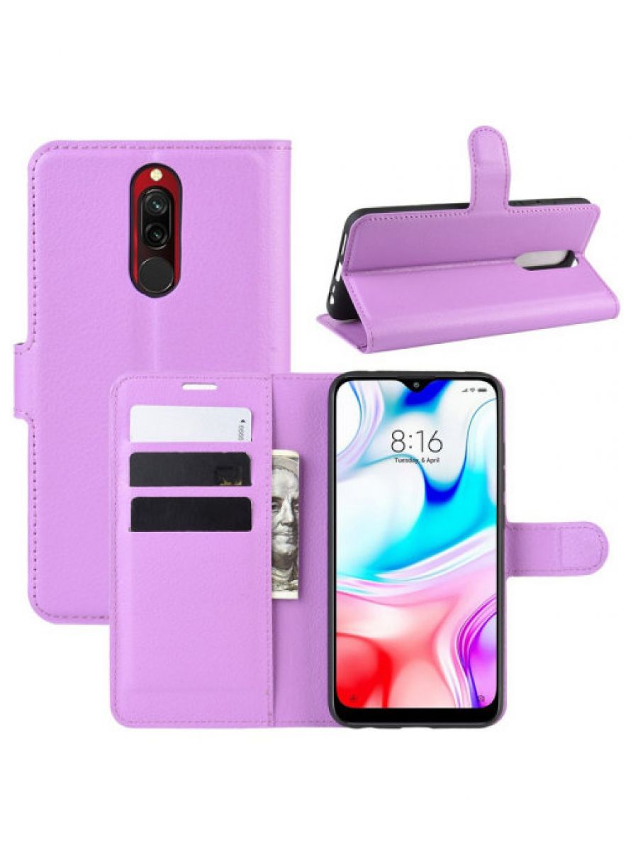 

Brodef Wallet чехол книжка для Xiaomi Redmi 8 черный