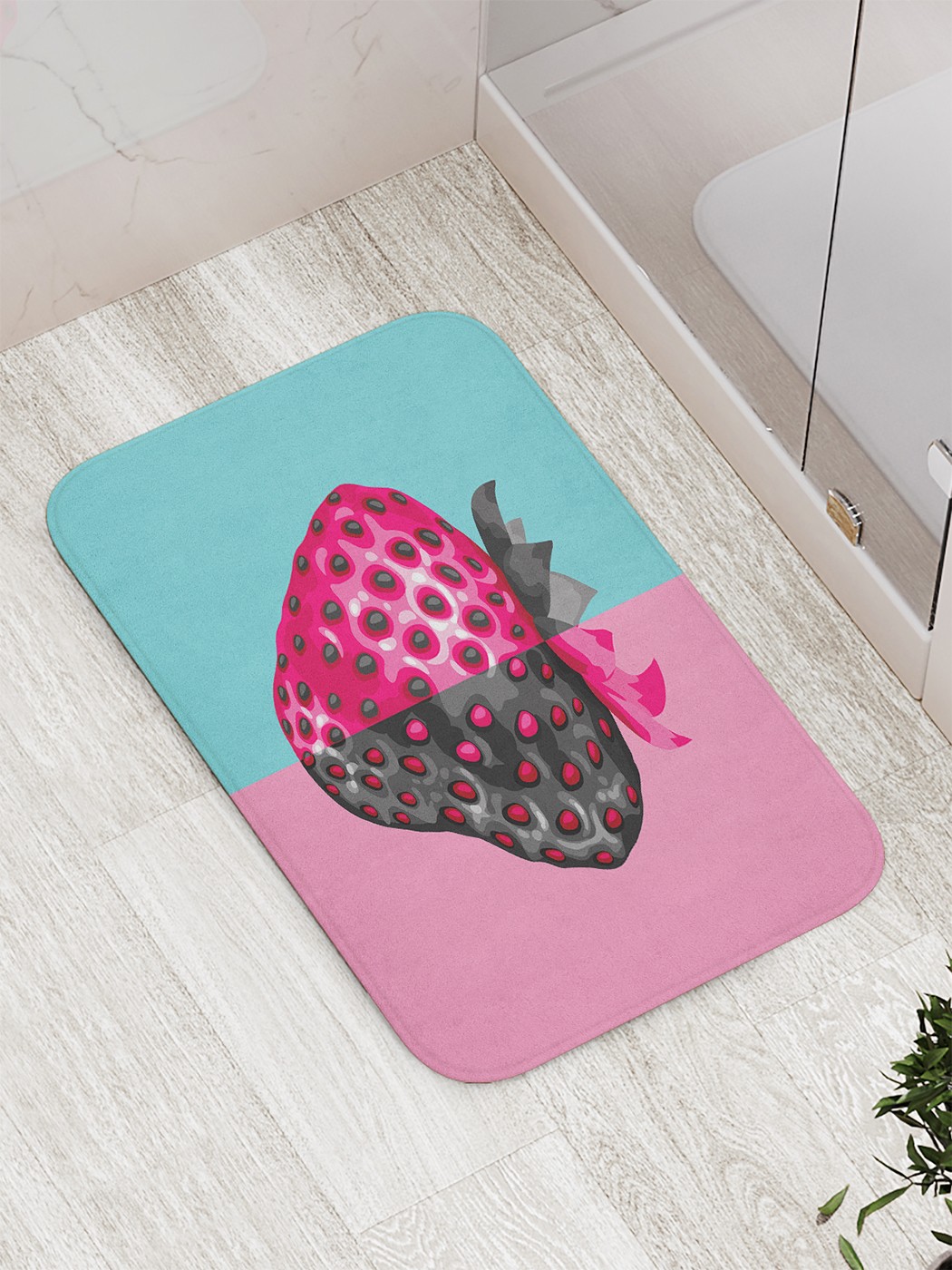

bath_62300 Коврик противоскользящий для ванной, сауны, бассейна, 77х52 см