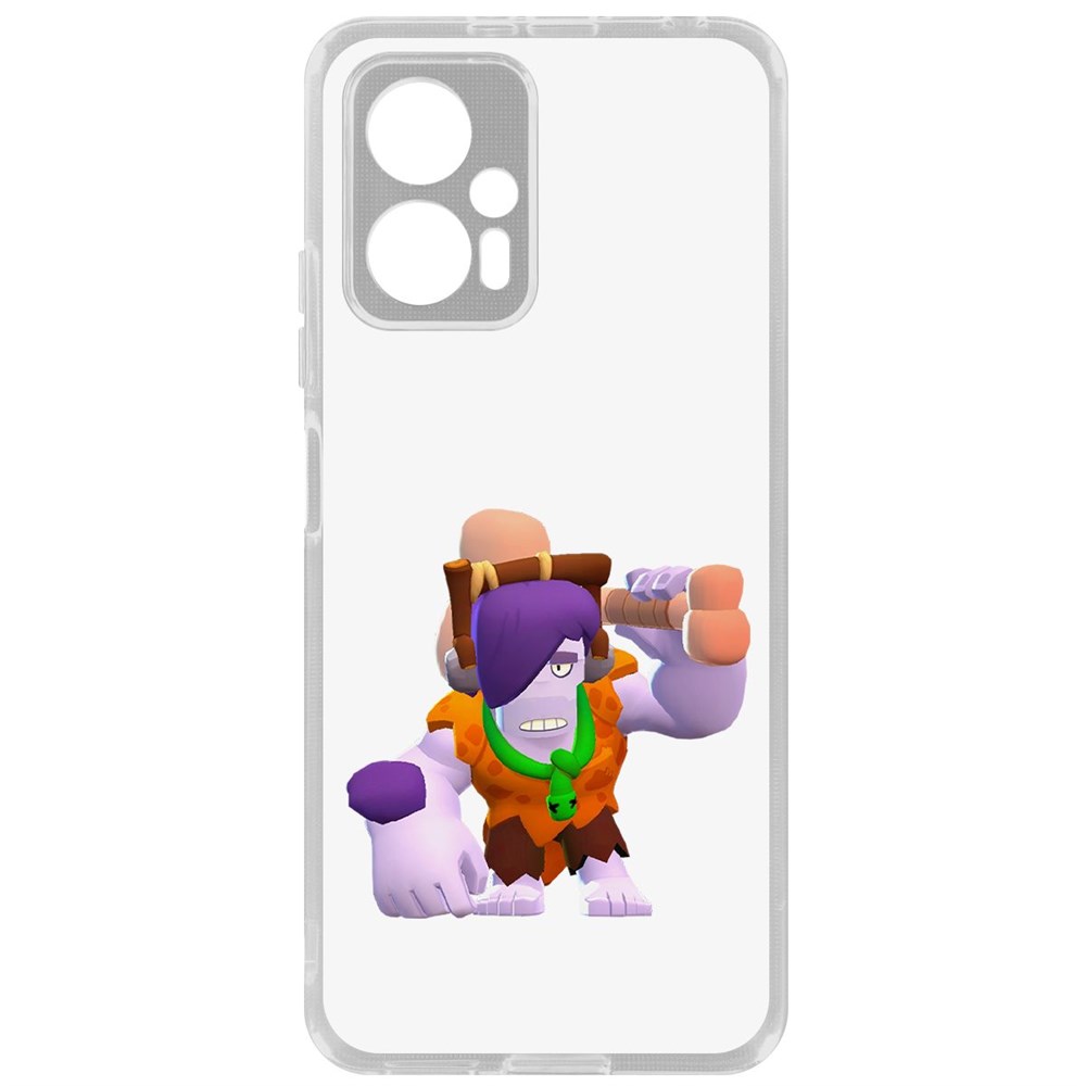 

Чехол Brawl Stars-Пещерный Фрэнк для Poco X4 GT, Прозрачный