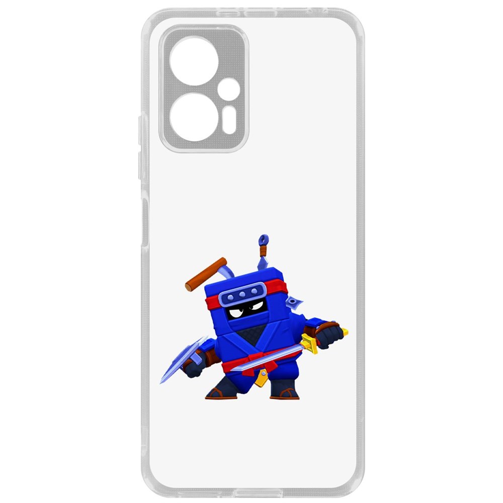 

Чехол Brawl Stars-Ниндзя Эш для Poco X4 GT, Прозрачный