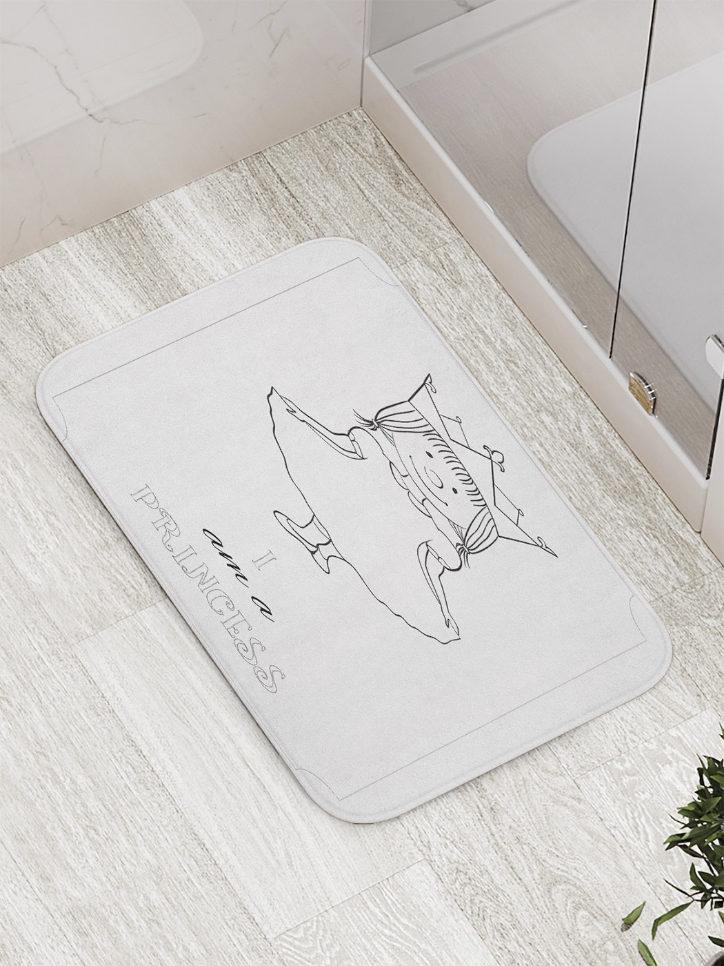 

bath_62220 Коврик противоскользящий для ванной, сауны, бассейна, 77х52 см
