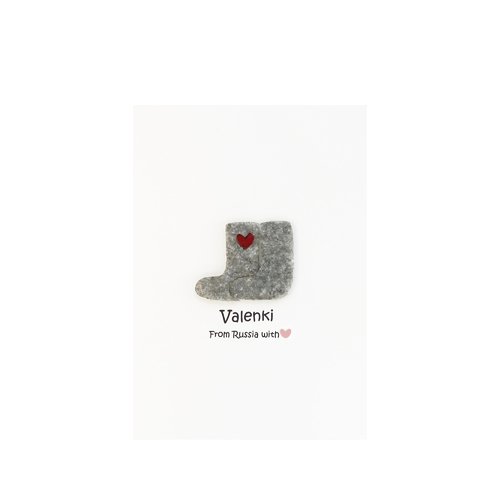 

Открытка Valenki, Valenki