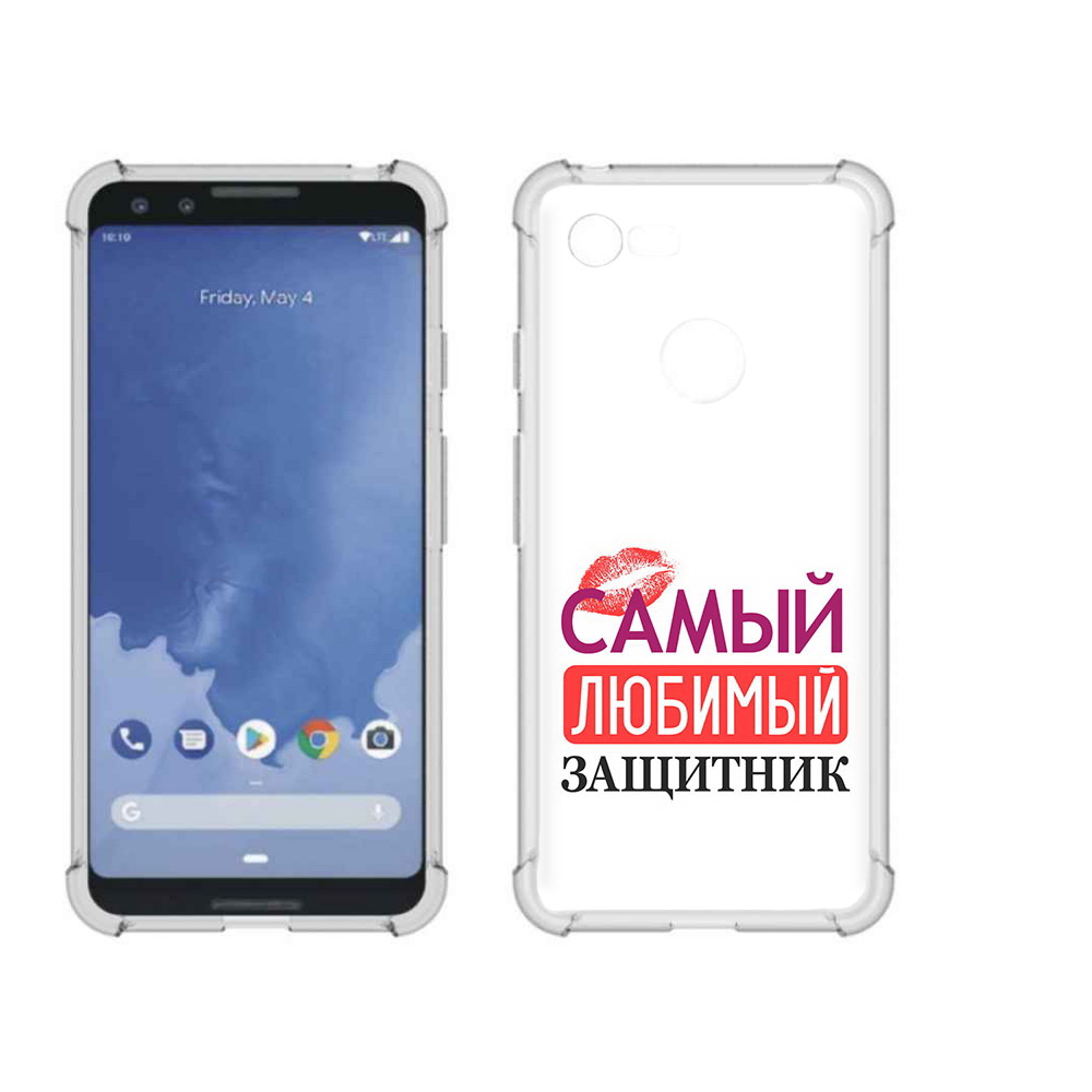 

Чехол MyPads Tocco для Google Pixel 3 любимый защитник, Прозрачный, Tocco