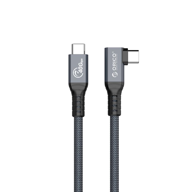 фото Кабель thunderbolt 4 orico usb type-c серый (orico-tbw4-20-gy-bp)