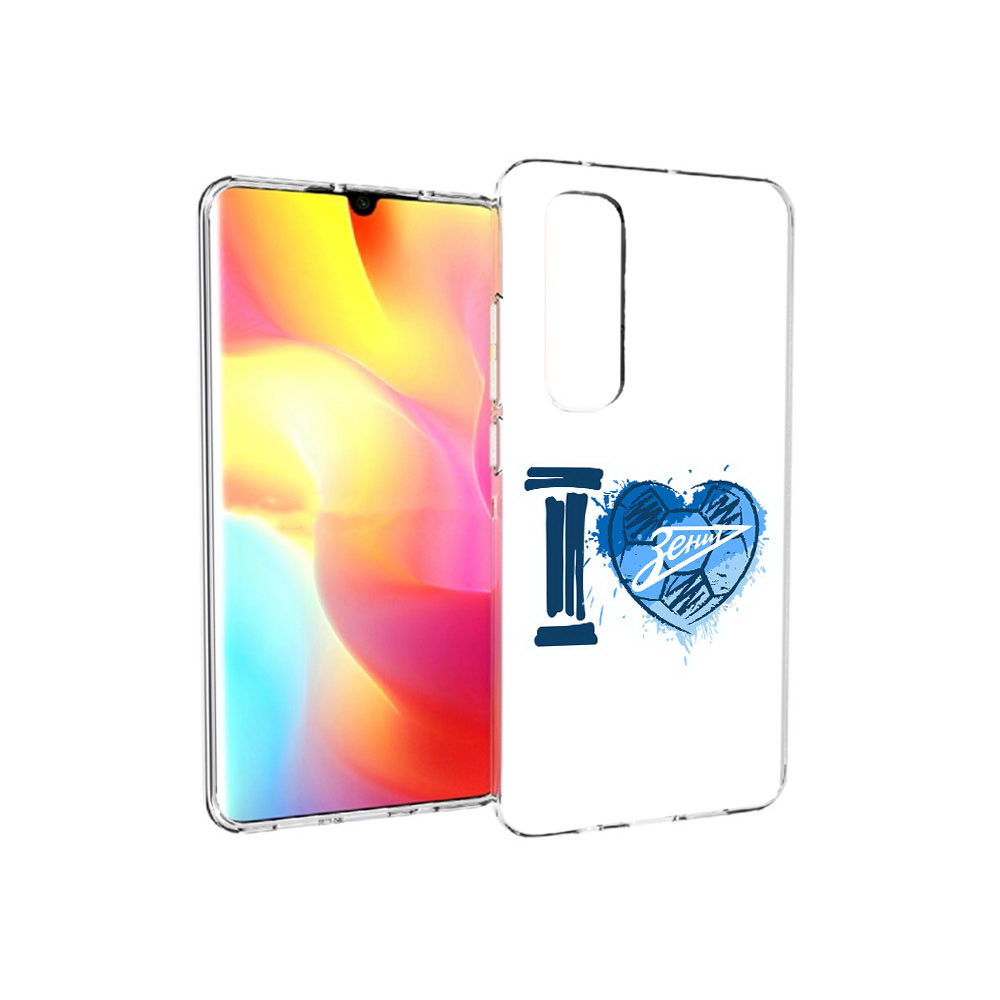 

Чехол MyPads Tocco для Xiaomi Mi Note 10 Lite ФК я люблю зенит (PT149714.254.186), Прозрачный, Tocco