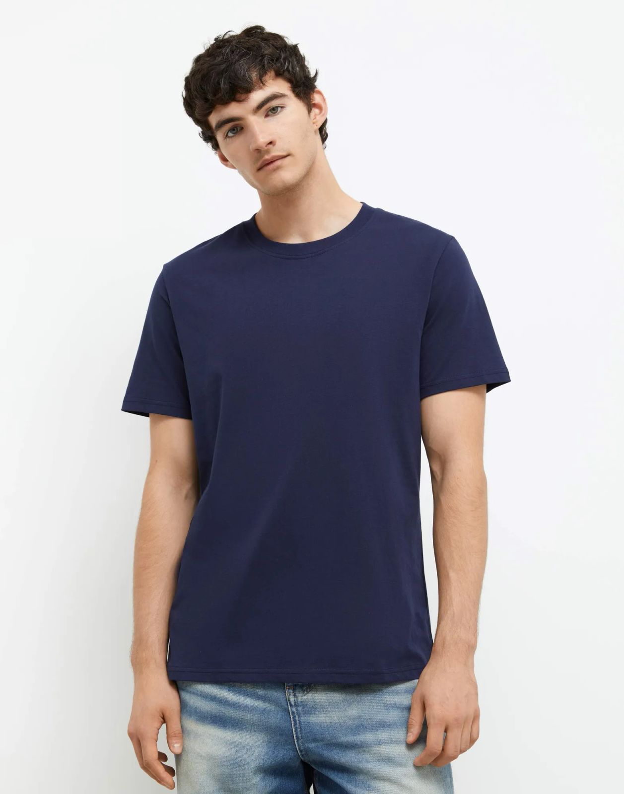 

Футболка мужская Gloria Jeans BKT016170 темно-синий XXL/182, BKT016170