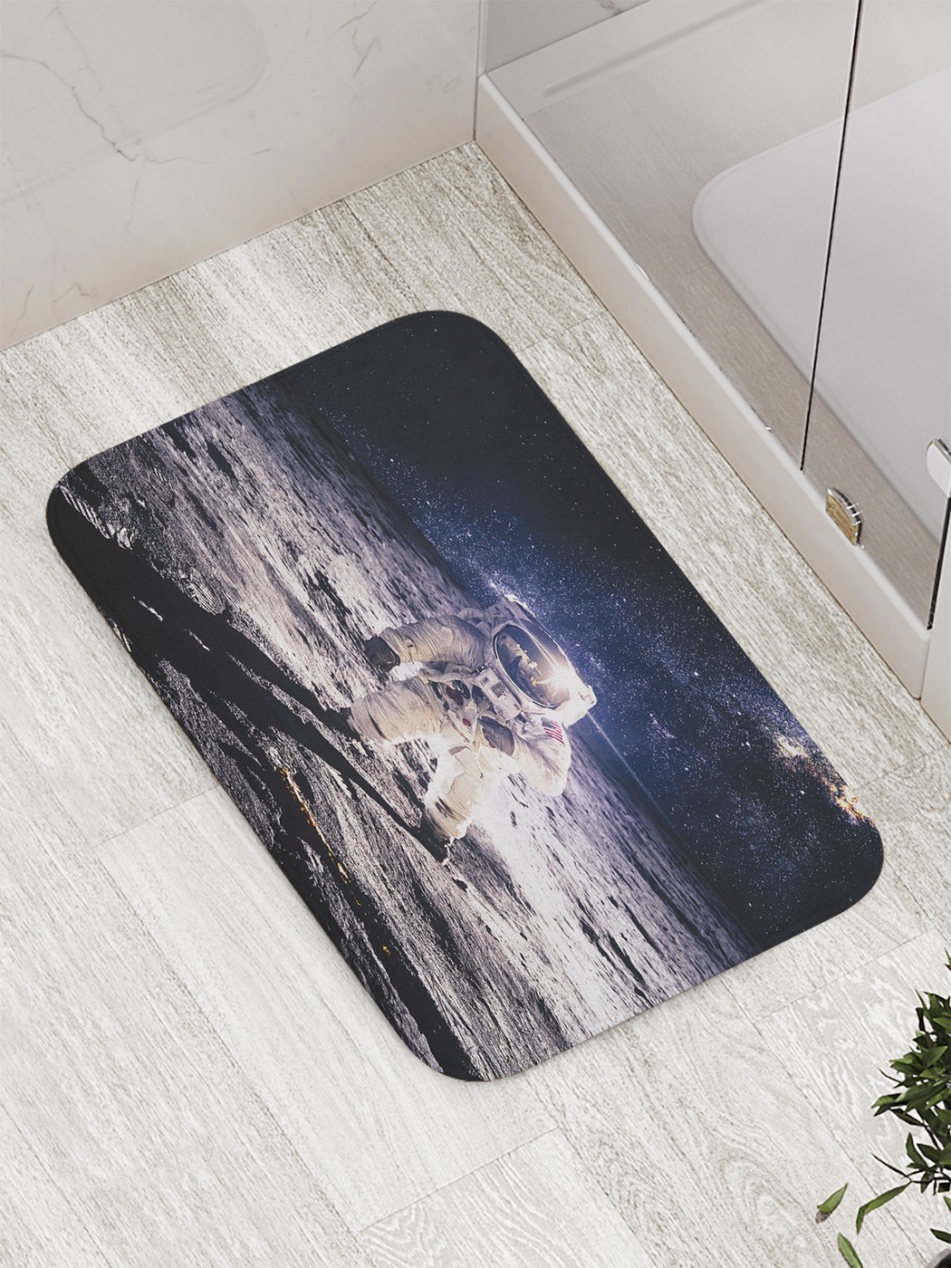 

bath_62126 Коврик противоскользящий для ванной, сауны, бассейна, 77х52 см