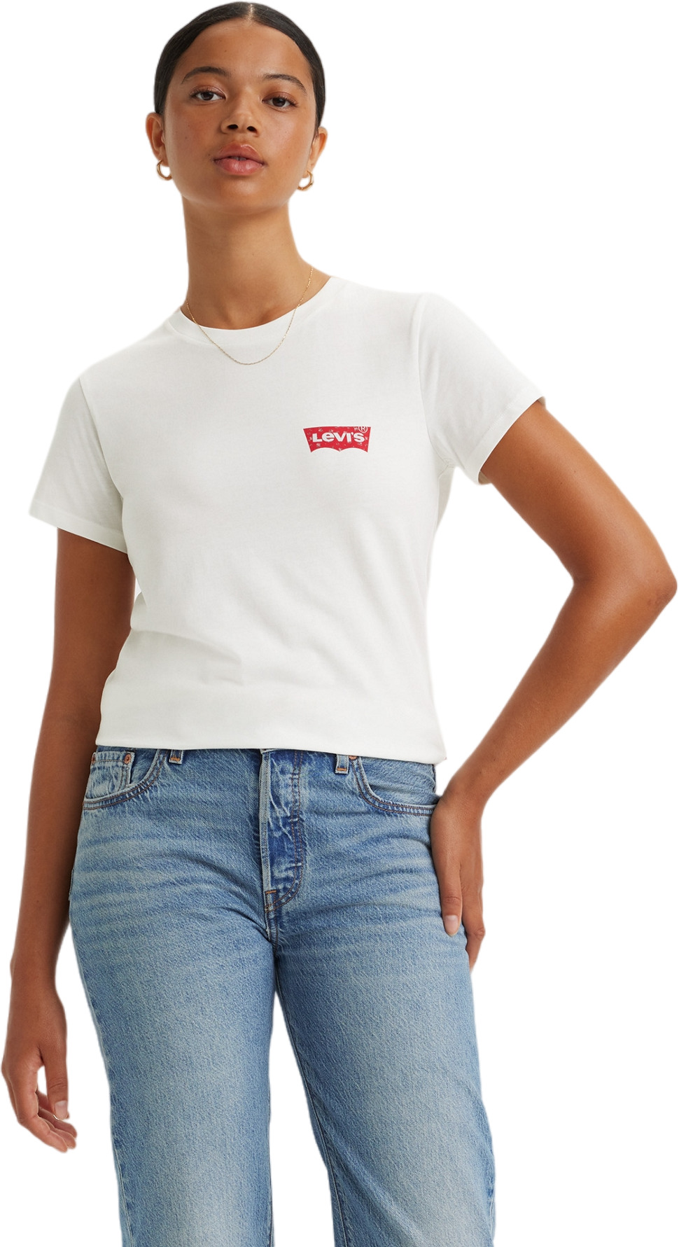 Футболка женская Levi's THE PERFECT TEE WHITES белая XL