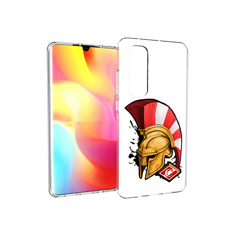 

Чехол MyPads Tocco для Xiaomi Mi Note 10 Lite ФК спартак шлем (PT149714.254.185), Прозрачный, Tocco