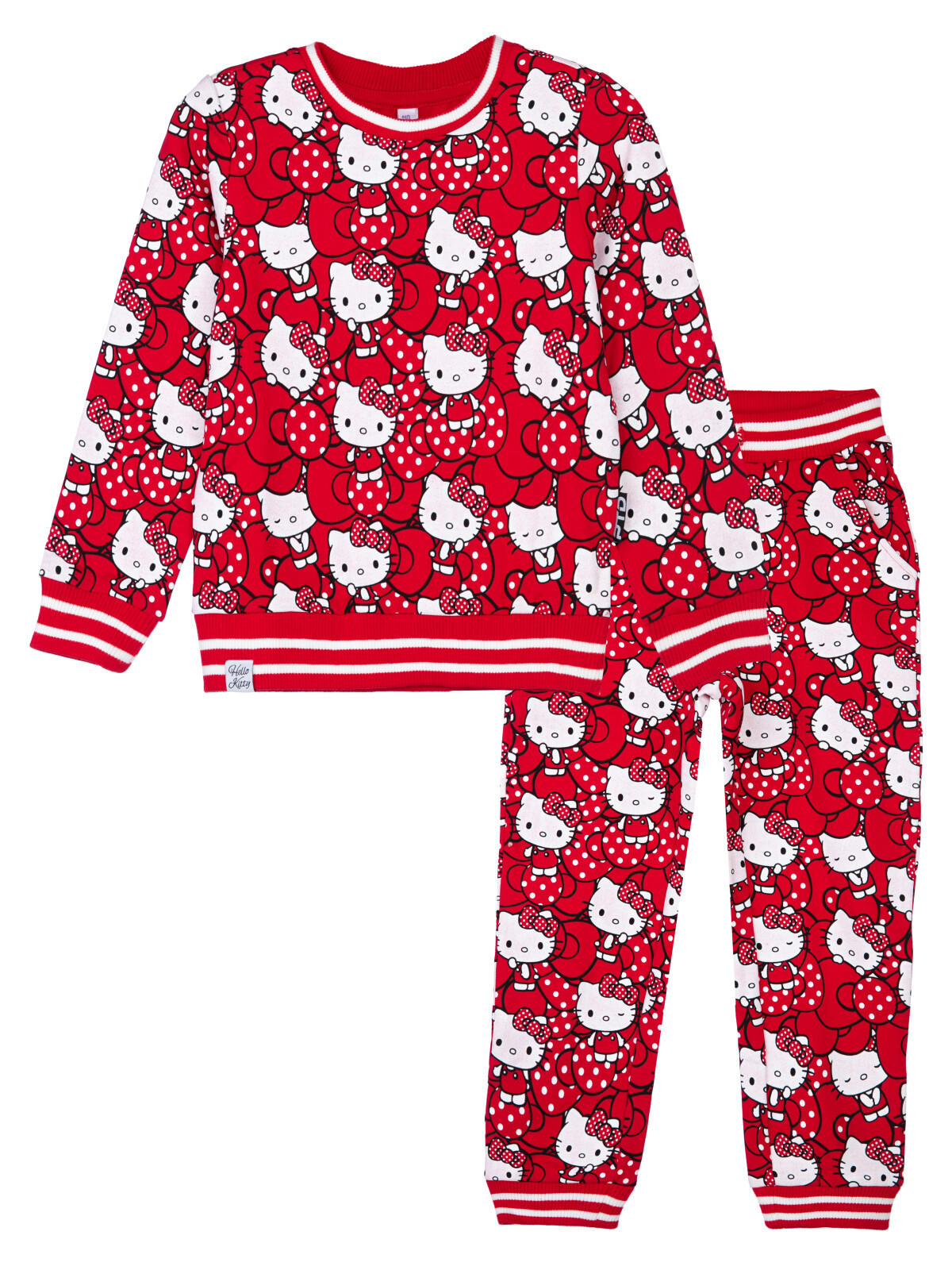 

Пижама детская PlayToday Kids 12342077, красный, белый, 122, 12342077