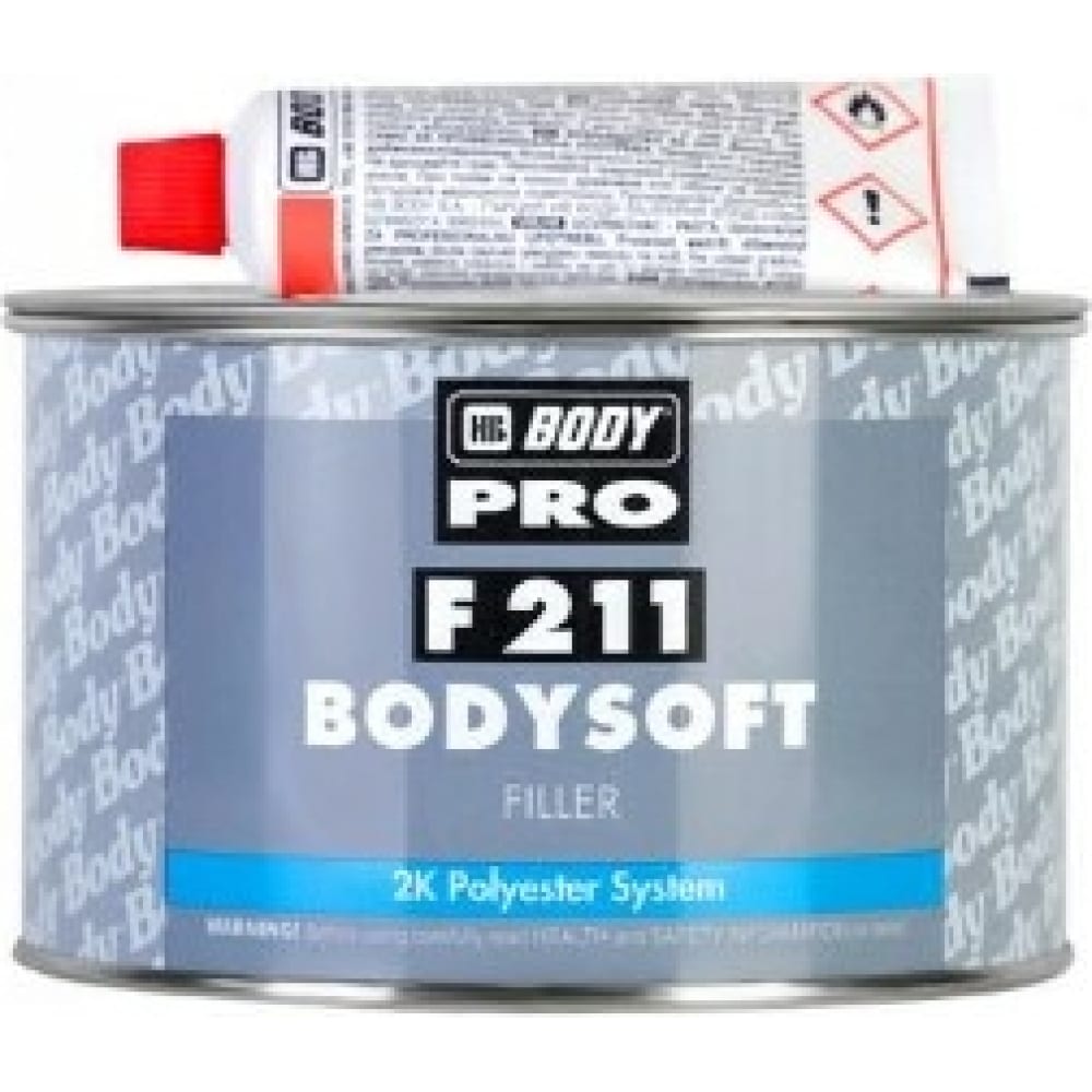 фото Hb body шпатлевка body pro f211 soft (0,9 кг) 2112300011